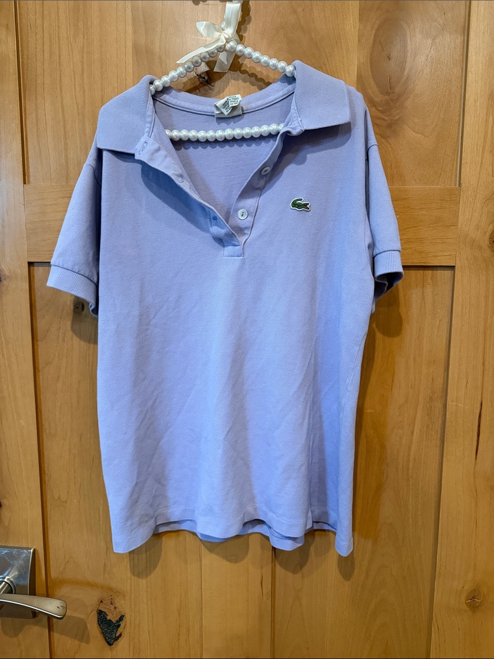 LACOSTE | vintage Light Lavender Polo Top